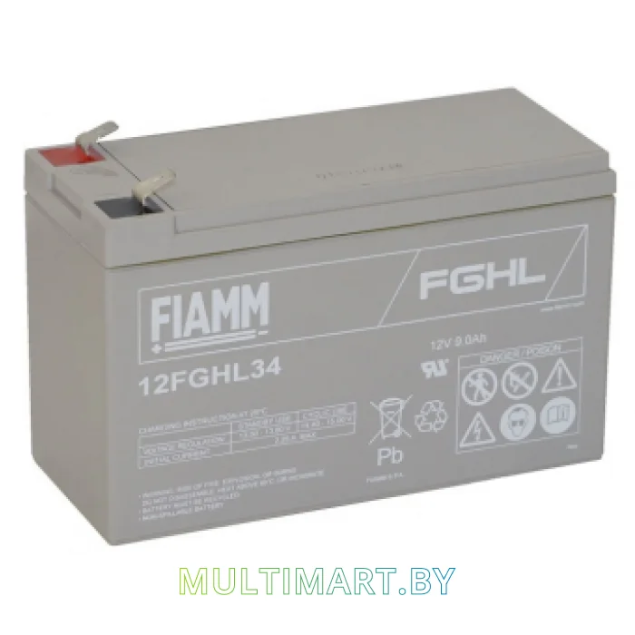 Аккумулятор для ИБП FIAMM 12FGHL34 (12В/9 А·ч)